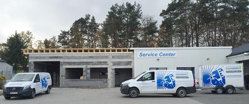Erweiterung unseres Service-Centers