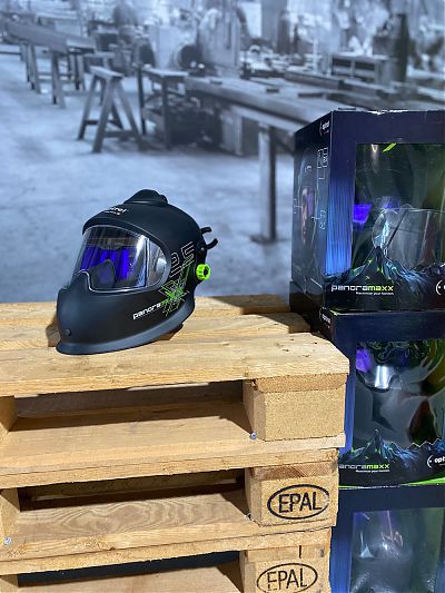 optrel panoramaxx2.5 Frischlufthelm Vorderansicht