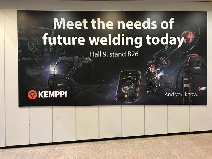 Kemppi-Plakat: Meet the needs of future welding today