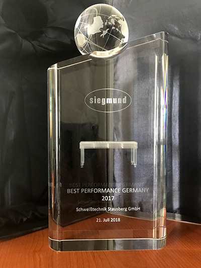 Award Best Performance Germany 2017