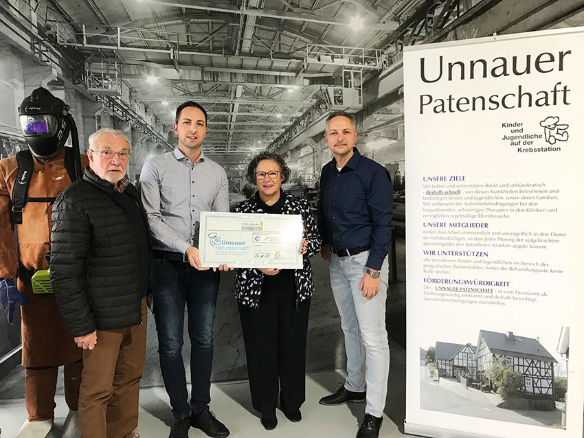 Spendenübergabe 2018 an die Unnauer Patenschaft