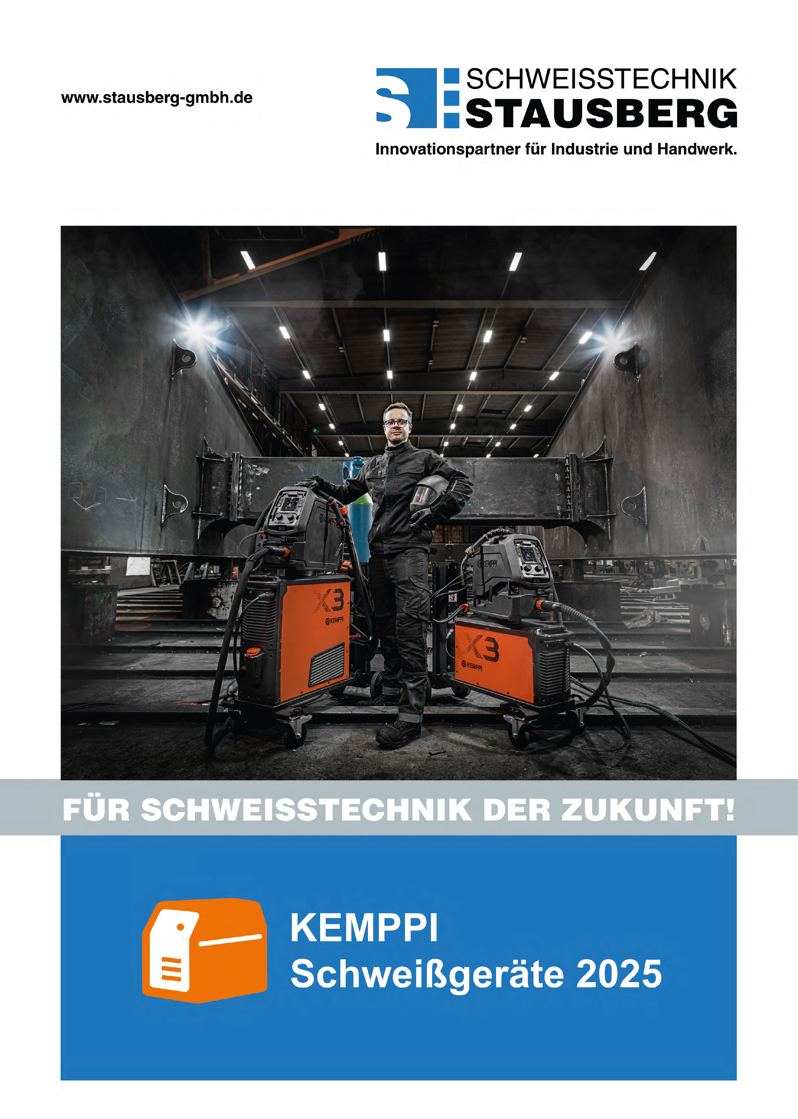 Flyer KEMPPI-Schweißgeräte 2025